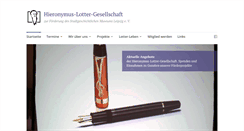 Desktop Screenshot of lotter-gesellschaft.de